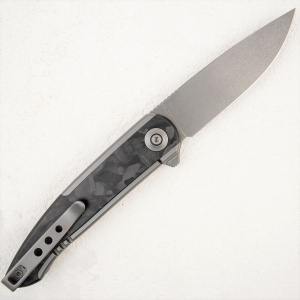 Нож WE Knife Smooth Sentinel, 20CV, Titanium/Carbon - складной туристические ножи из стали Нож WE Knife Smooth Sentinel, 20CV, Titanium/Carbon - складной туристические ножи из стали